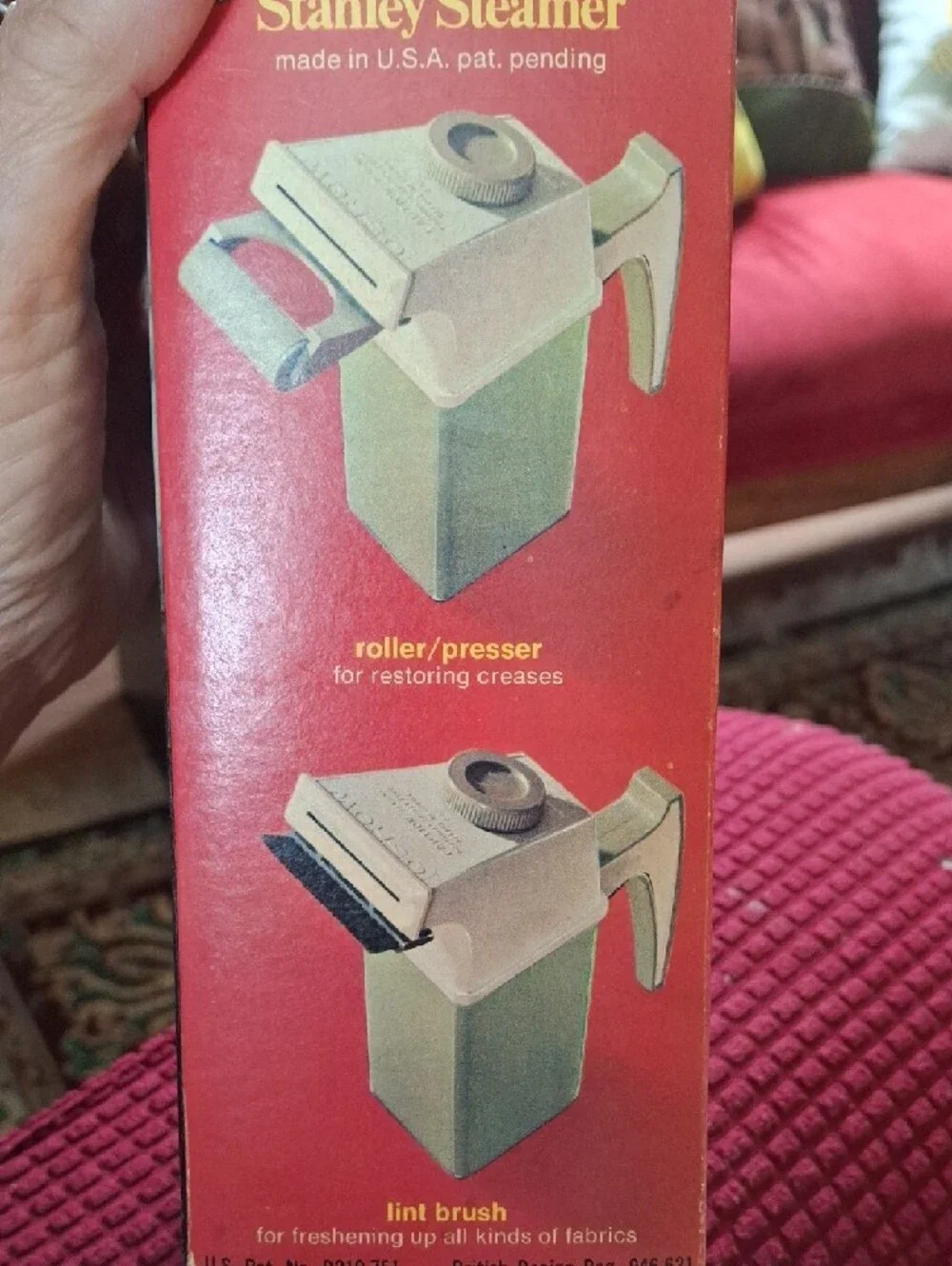 Stanley Steamer Handheld Fabric Steamer - Cream